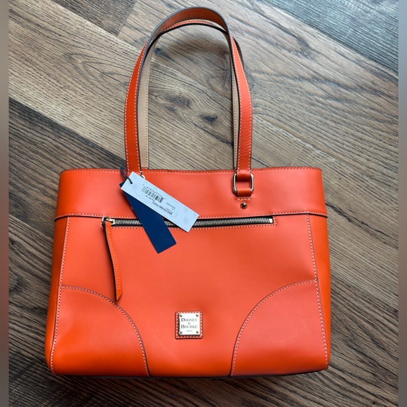 Dooney & Bourke Handbags - Dooney & Bourke Vibrant Orange Tote